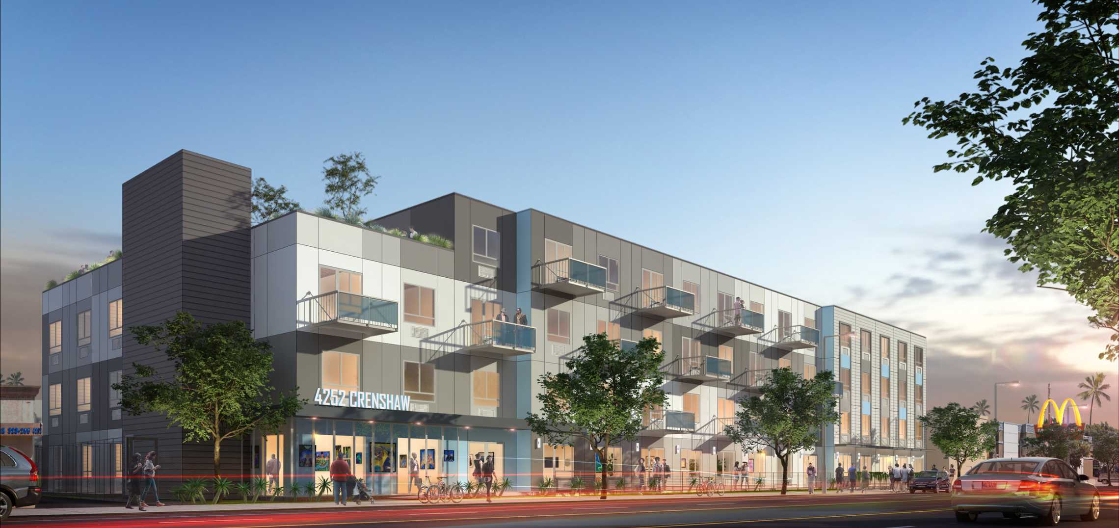 Site Clearance Begins for Modular Apartment Complex Near Crenshaw Line